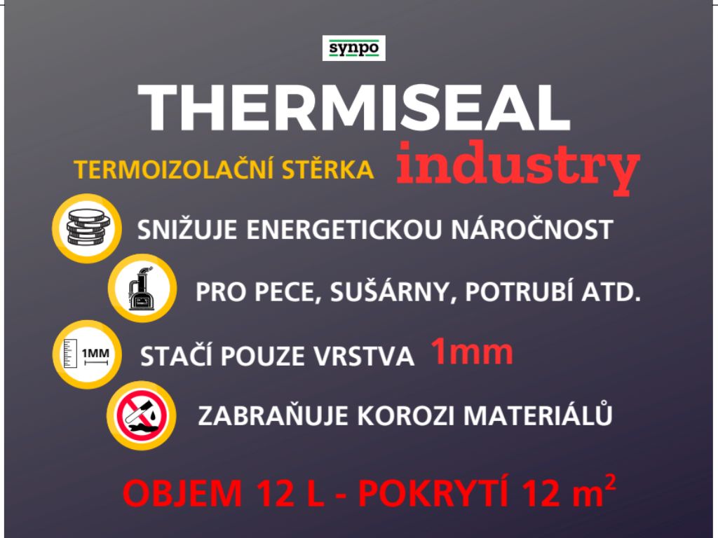 ETIKETA - TERMOIZOLAČNÍ STĚRKA tHERMISEAL iNDUSTRY